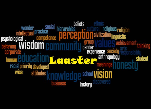 Symbolic representation of laaster as strength and identity