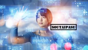 Digital concept of soutaipasu connectivity and innovation